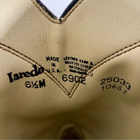 Laredo Black Women's Boots - Picture 10 of 10